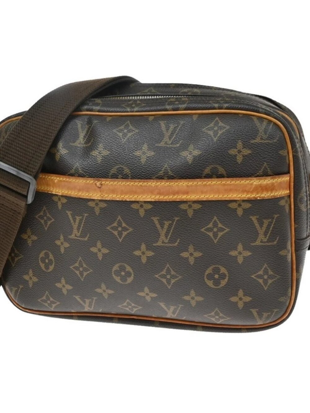 LOUIS VUITTON Reporter Crossbody Shoulder Bag Monogram Leather BN M45254 69KE152